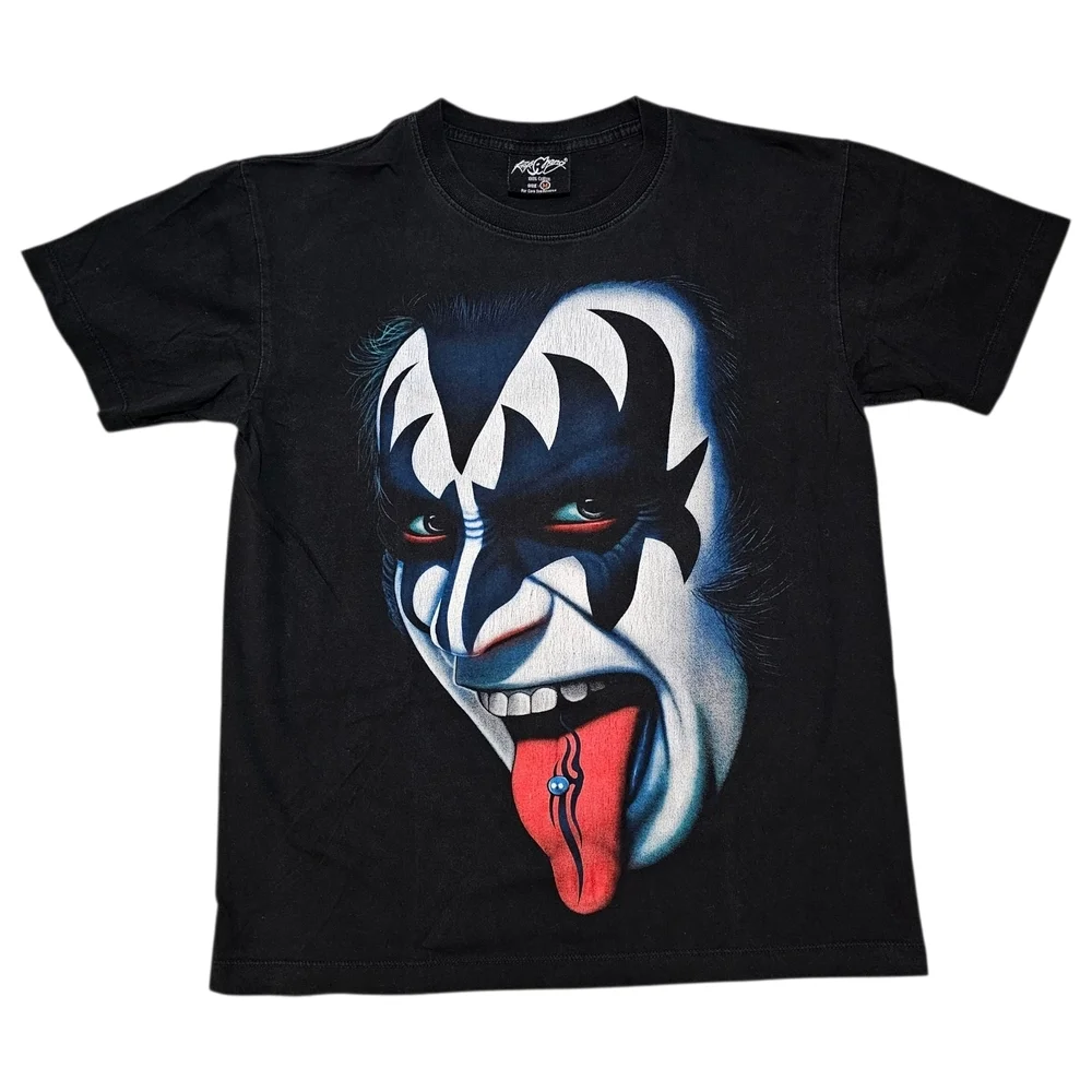 Retro KISS Gene Simmons Big Face Portrait T-shirt - Picture 1 of 4